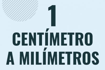 Profesor en pizarra explicando cuanto es 1 centimetro en milimetros o como pasar de 1 cm a mm