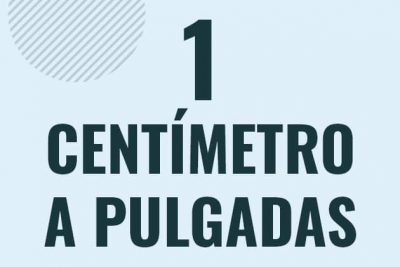 Profesor en pizarra explicando cuanto es 1 centimetro en pulgadas o como pasar de 1 cm a in