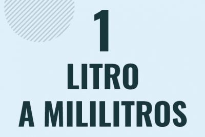 Profesor en pizarra explicando cuanto es 1 litro en mililitros o como pasar de 1 l a ml
