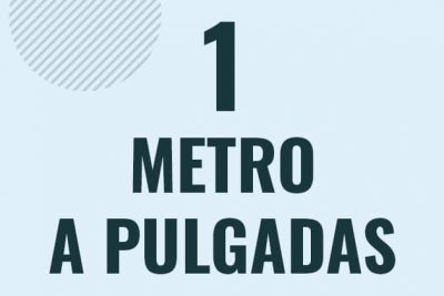 Profesor en pizarra explicando cuanto es 1 metro en pulgadas o como pasar de 1 m a in