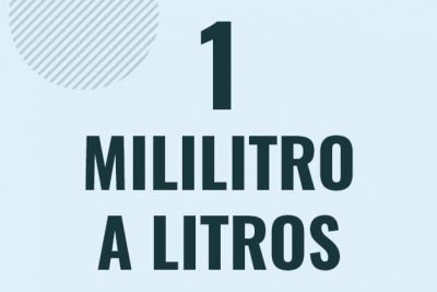 Profesor en pizarra explicando cuanto es 1 mililitro en litros o como pasar de 1 ml a l