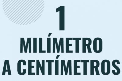 Profesor en pizarra explicando cuanto es 1 milimetro en centimetros o como pasar de 1 mm a cm