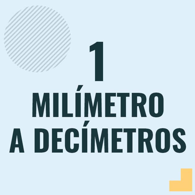 Conversión de 1 milimetro a decimetros Profesor en pizarra explicando cuanto es 1 milimetro en decimetros o como pasar de 1 mm a dm