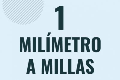 Profesor en pizarra explicando cuanto es 1 milimetro en millas o como pasar de 1 mm a mi