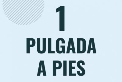 Profesor en pizarra explicando cuanto es 1 pulgada en pies o como pasar de 1 in a ft