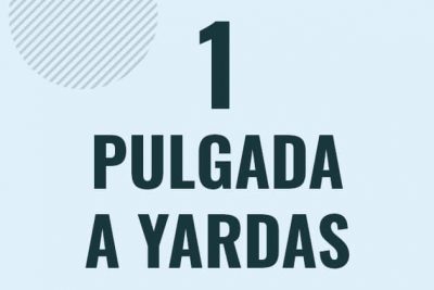 Profesor en pizarra explicando cuanto es 1 pulgada en yardas o como pasar de 1 in a yd