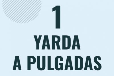 Profesor en pizarra explicando cuanto es 1 yarda en pulgadas o como pasar de 1 yd a in