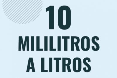 Profesor en pizarra explicando cuanto es 10 mililitros en litros o como pasar de 10 ml a l