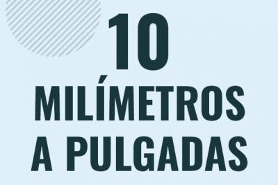 Profesor en pizarra explicando cuanto es 10 milimetros en pulgadas o como pasar de 10 mm a in