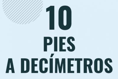 Profesor en pizarra explicando cuanto es 10 pies en decimetros o como pasar de 10 ft a dm