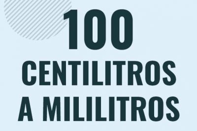 Profesor en pizarra explicando cuanto es 100 centilitros en mililitros o como pasar de 100 cl a ml