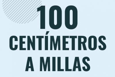 Profesor en pizarra explicando cuanto es 100 centimetros en millas o como pasar de 100 cm a mi