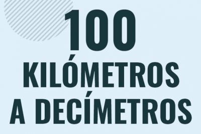Profesor en pizarra explicando cuanto es 100 kilometros en decimetros o como pasar de 100 km a dm