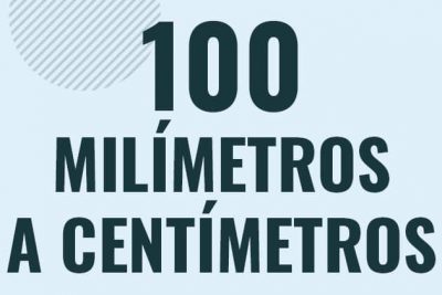 Profesor en pizarra explicando cuanto es 100 milimetros en centimetros o como pasar de 100 mm a cm