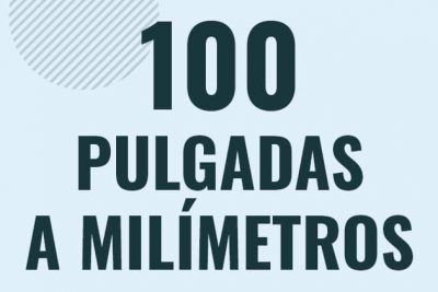 Profesor en pizarra explicando cuanto es 100 pulgadas en milimetros o como pasar de 100 in a mm