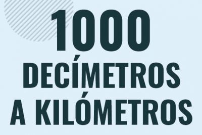 Profesor en pizarra explicando cuanto es 1000 decimetros en kilometros o como pasar de 1000 dm a km