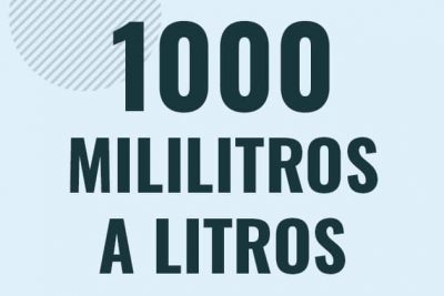 Profesor en pizarra explicando cuanto es 1000 mililitros en litros o como pasar de 1000 ml a l