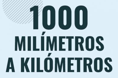 Profesor en pizarra explicando cuanto es 1000 milimetros en kilometros o como pasar de 1000 mm a km