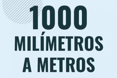 Profesor en pizarra explicando cuanto es 1000 milimetros en metros o como pasar de 1000 mm a m