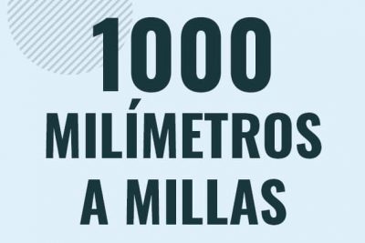 Profesor en pizarra explicando cuanto es 1000 milimetros en millas o como pasar de 1000 mm a mi