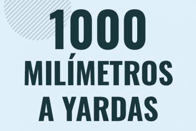 Profesor en pizarra explicando cuanto es 1000 milimetros en yardas o como pasar de 1000 mm a yd