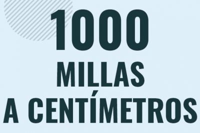 Profesor en pizarra explicando cuanto es 1000 millas en centimetros o como pasar de 1000 mi a cm
