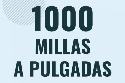 Profesor en pizarra explicando cuanto es 1000 millas en pulgadas o como pasar de 1000 mi a in