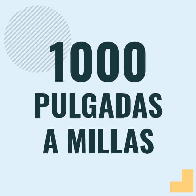 Conversión de 1000 pulgadas a millas Profesor en pizarra explicando cuanto es 1000 pulgadas en millas o como pasar de 1000 in a mi