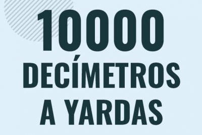 Profesor en pizarra explicando cuanto es 10000 decimetros en yardas o como pasar de 10000 dm a yd