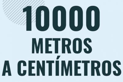Profesor en pizarra explicando cuanto es 10000 metros en centimetros o como pasar de 10000 m a cm