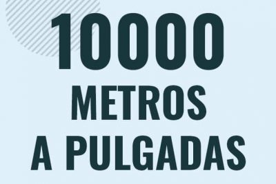 Profesor en pizarra explicando cuanto es 10000 metros en pulgadas o como pasar de 10000 m a in