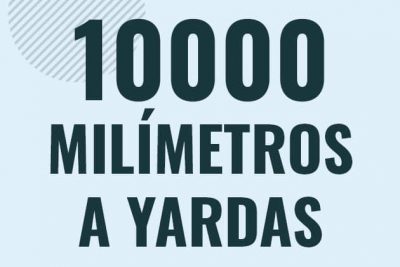 Profesor en pizarra explicando cuanto es 10000 milimetros en yardas o como pasar de 10000 mm a yd