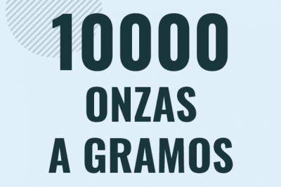 Profesor en pizarra explicando cuanto es 10000 onzas en gramos o como pasar de 10000 oz a g