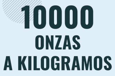 Profesor en pizarra explicando cuanto es 10000 onzas en kilogramos o como pasar de 10000 oz a kg