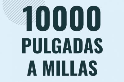 Profesor en pizarra explicando cuanto es 10000 pulgadas en millas o como pasar de 10000 in a mi