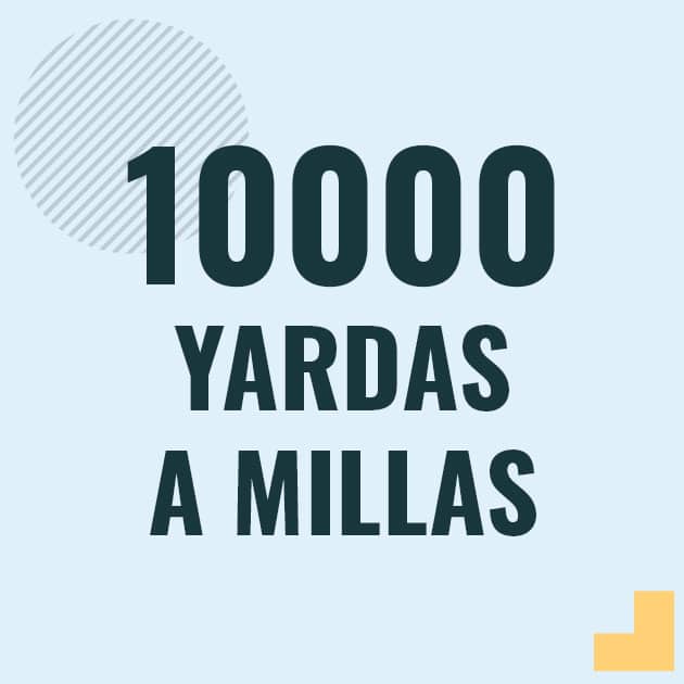 Profesor en pizarra explicando cuanto es 10000 yardas en millas o como pasar de 10000 yd a mi