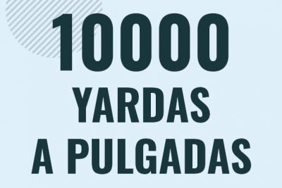 Profesor en pizarra explicando cuanto es 10000 yardas en pulgadas o como pasar de 10000 yd a in