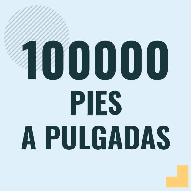 Profesor en pizarra explicando cuanto es 100000 pies en pulgadas o como pasar de 100000 ft a in