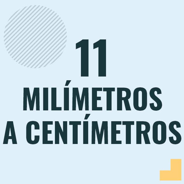 Conversión de 11 milimetros a centimetros Profesor en pizarra explicando cuanto es 11 milimetros en centimetros o como pasar de 11 mm a cm