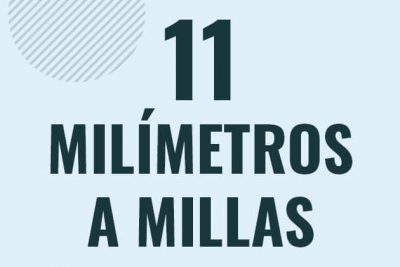 Profesor en pizarra explicando cuanto es 11 milimetros en millas o como pasar de 11 mm a mi