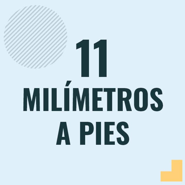 Conversión de 11 milimetros a pies Profesor en pizarra explicando cuanto es 11 milimetros en pies o como pasar de 11 mm a ft