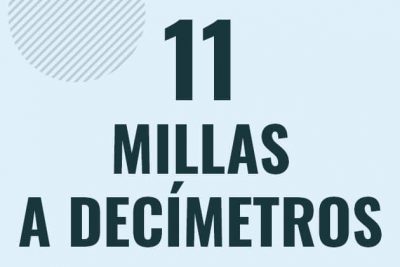 Profesor en pizarra explicando cuanto es 11 millas en decimetros o como pasar de 11 mi a dm