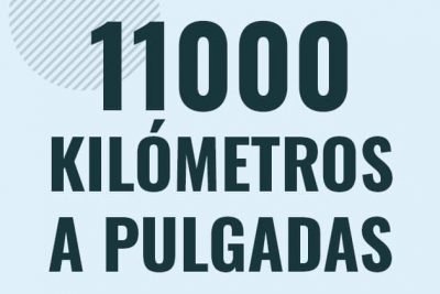 Profesor en pizarra explicando cuanto es 11000 kilometros en pulgadas o como pasar de 11000 km a in