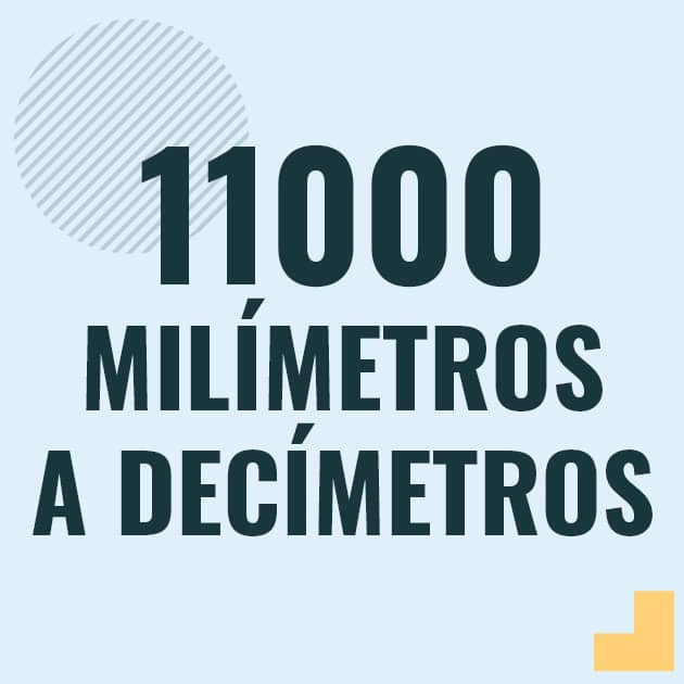 Profesor en pizarra explicando cuanto es 11000 milimetros en decimetros o como pasar de 11000 mm a dm