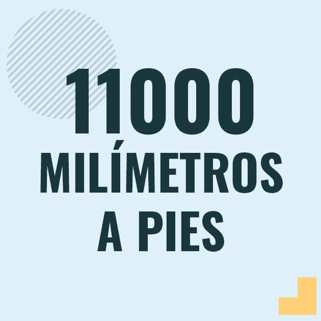 Conversión de 11000 milimetros a pies Profesor en pizarra explicando cuanto es 11000 milimetros en pies o como pasar de 11000 mm a ft