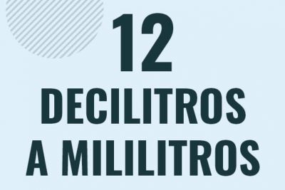 Profesor en pizarra explicando cuanto es 12 decilitros en mililitros o como pasar de 12 dl a ml
