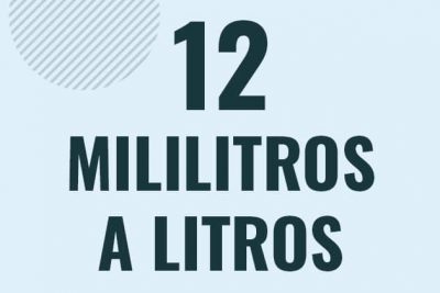 Profesor en pizarra explicando cuanto es 12 mililitros en litros o como pasar de 12 ml a l