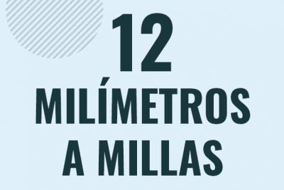 Profesor en pizarra explicando cuanto es 12 milimetros en millas o como pasar de 12 mm a mi