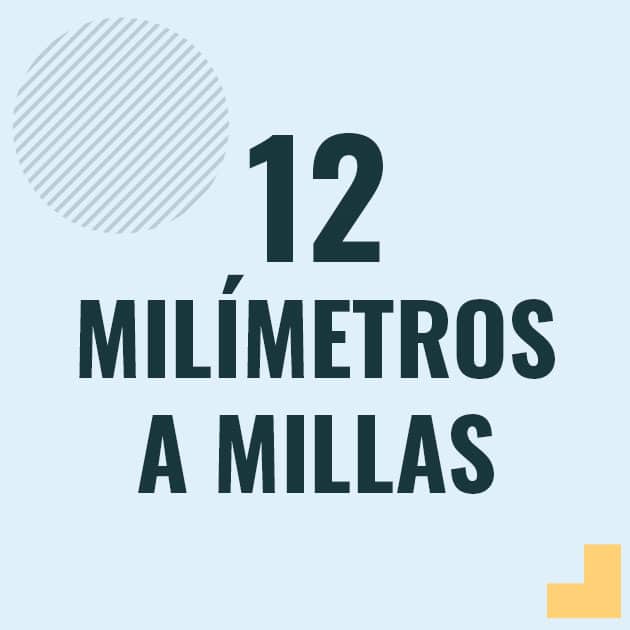 Conversión de 12 milimetros a millas Profesor en pizarra explicando cuanto es 12 milimetros en millas o como pasar de 12 mm a mi