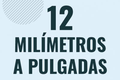 Profesor en pizarra explicando cuanto es 12 milimetros en pulgadas o como pasar de 12 mm a in